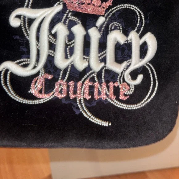 Juicy Couture Black and Pink Crossbody Bag - Picture 2 of 4